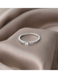 The Diamond Store diamond engagement ring princess cut 0.25ct (British brand)