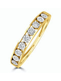 The Diamond Store yellow gold ring 0.05ct (British brand)