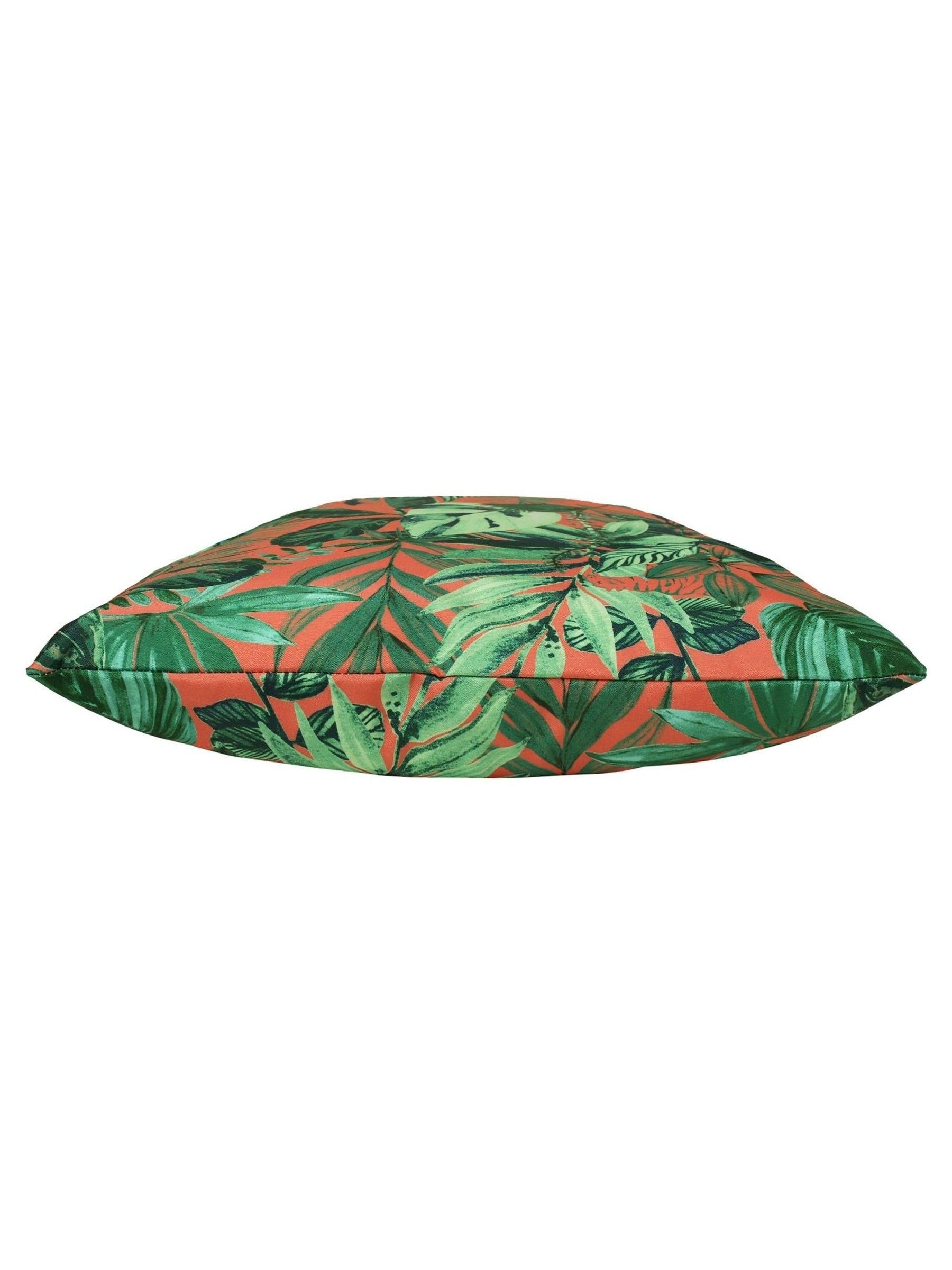 Furn Coral Psychedelic Jungle cushion 43cm, imported from the UK