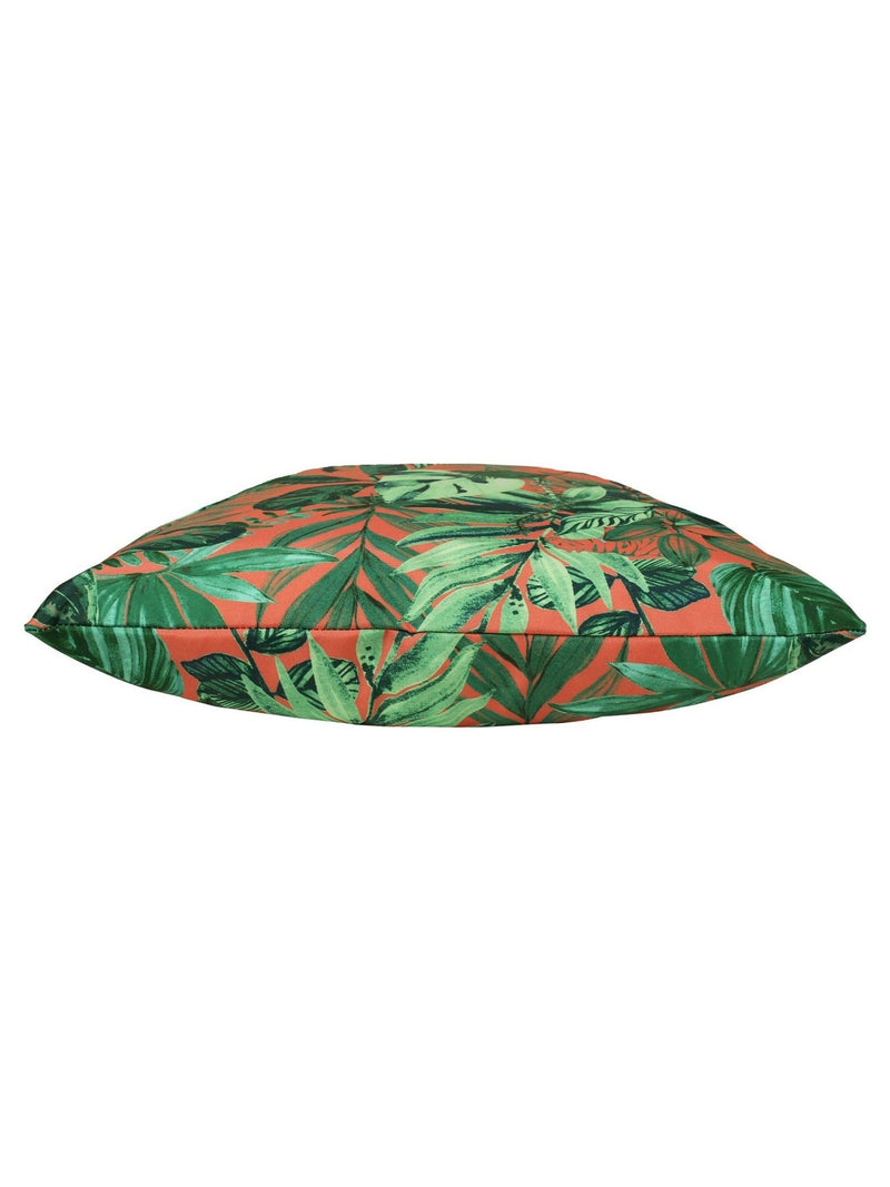 Furn Coral Psychedelic Jungle cushion 43cm, imported from the UK