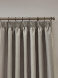 Furn Linen Dawn Textured Blackout Pencil Pleat Curtains