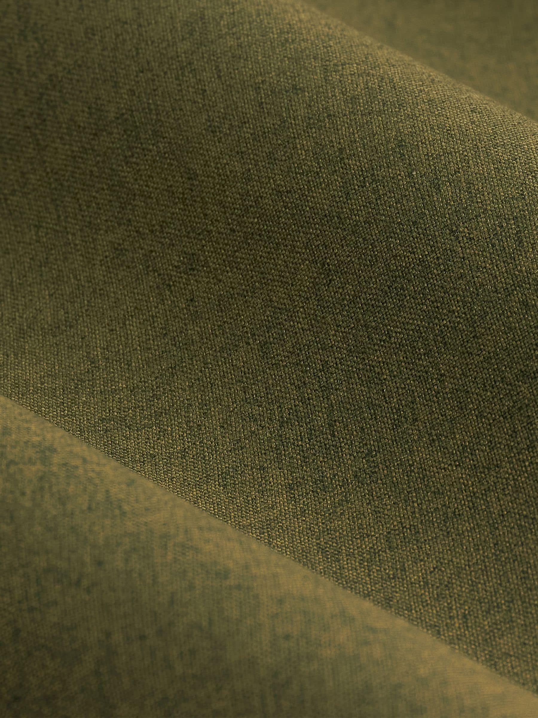 Furn Olive Green Dawn textured blackout curtains (British brand)