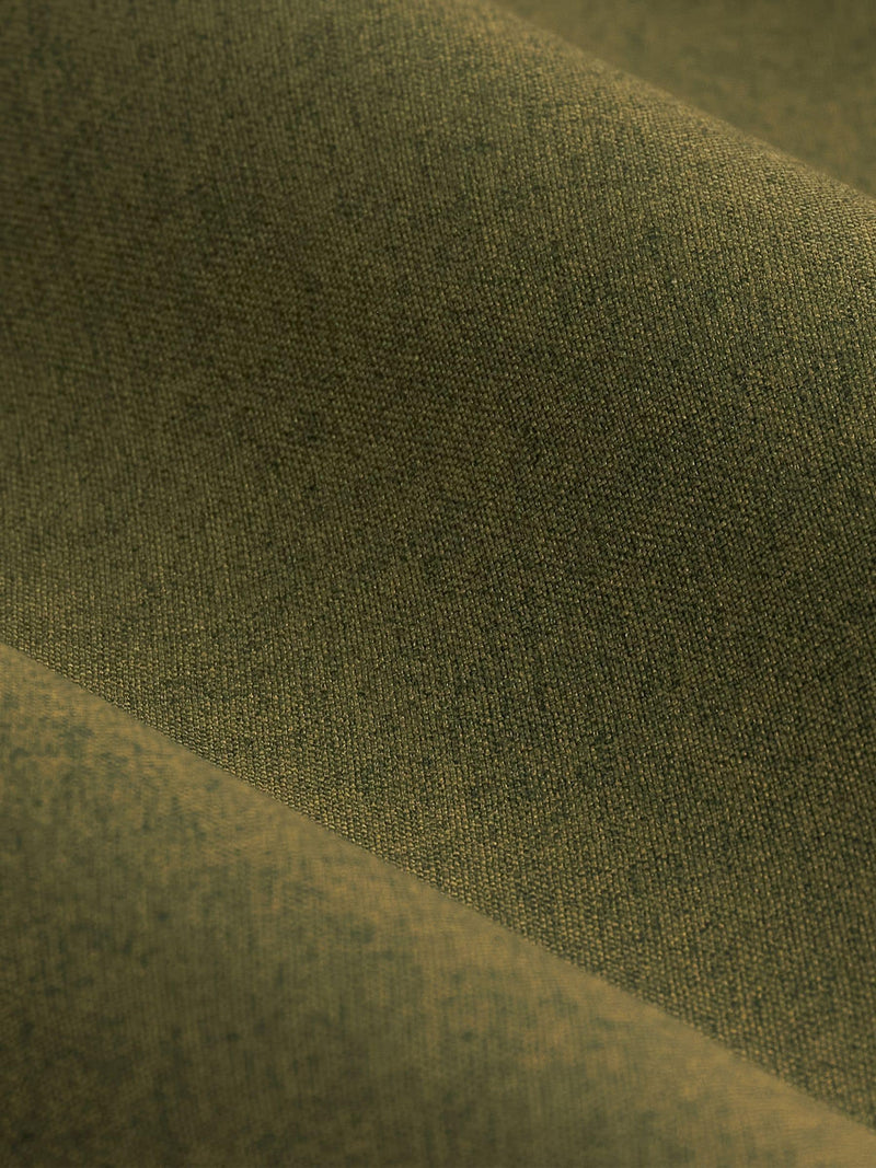 Furn Olive Green Dawn textured blackout curtains (British brand)