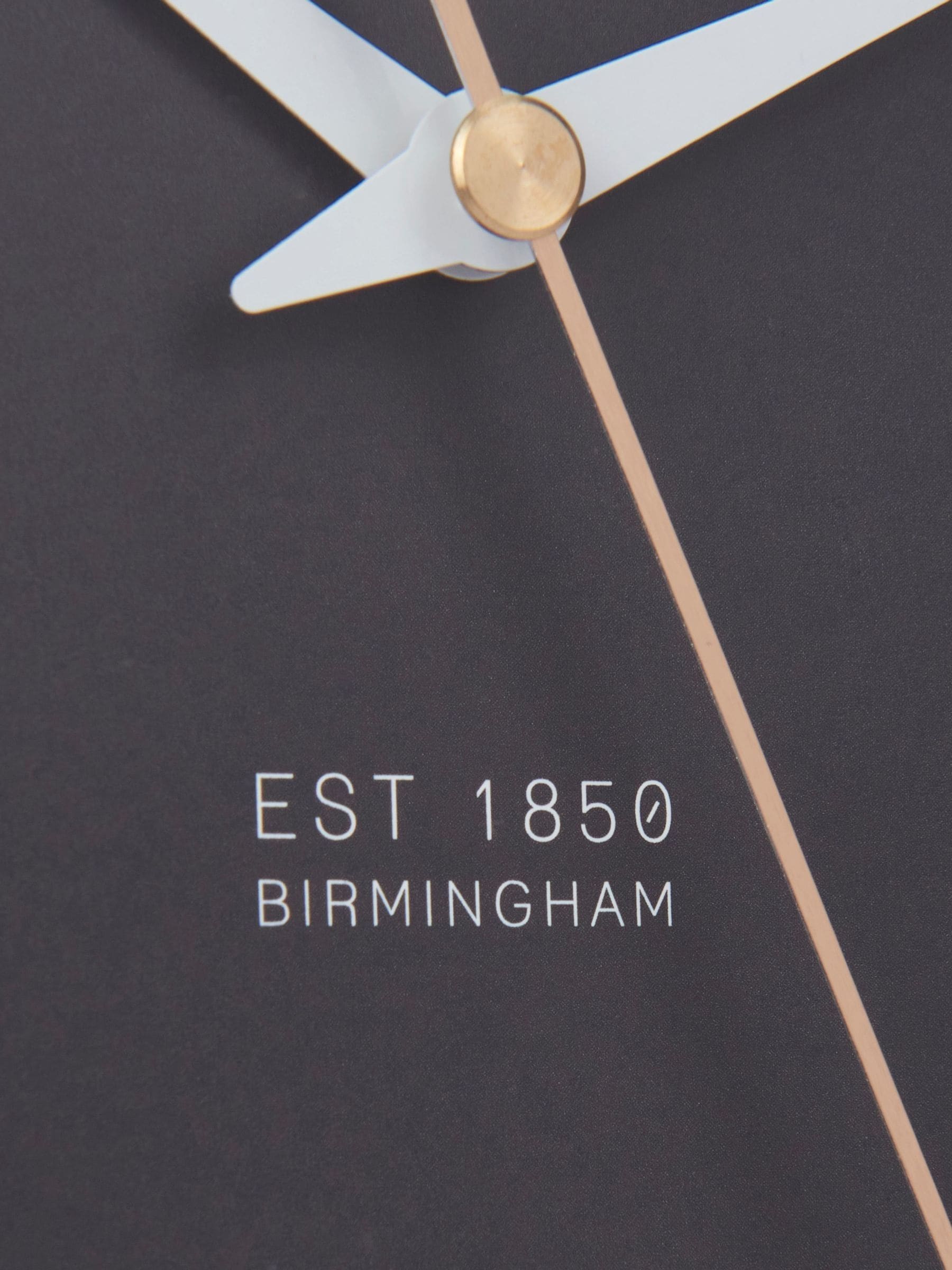 KitchenCraft copper-effect wall clock 24cm, UK version