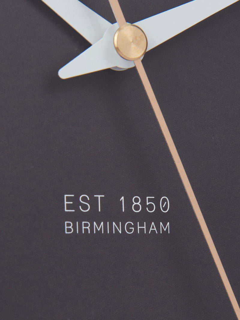 KitchenCraft copper-effect wall clock 24cm, UK version