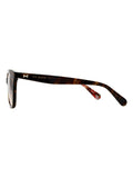 Ted Baker Brown Tyde sunglasses in black with floral temple - British product