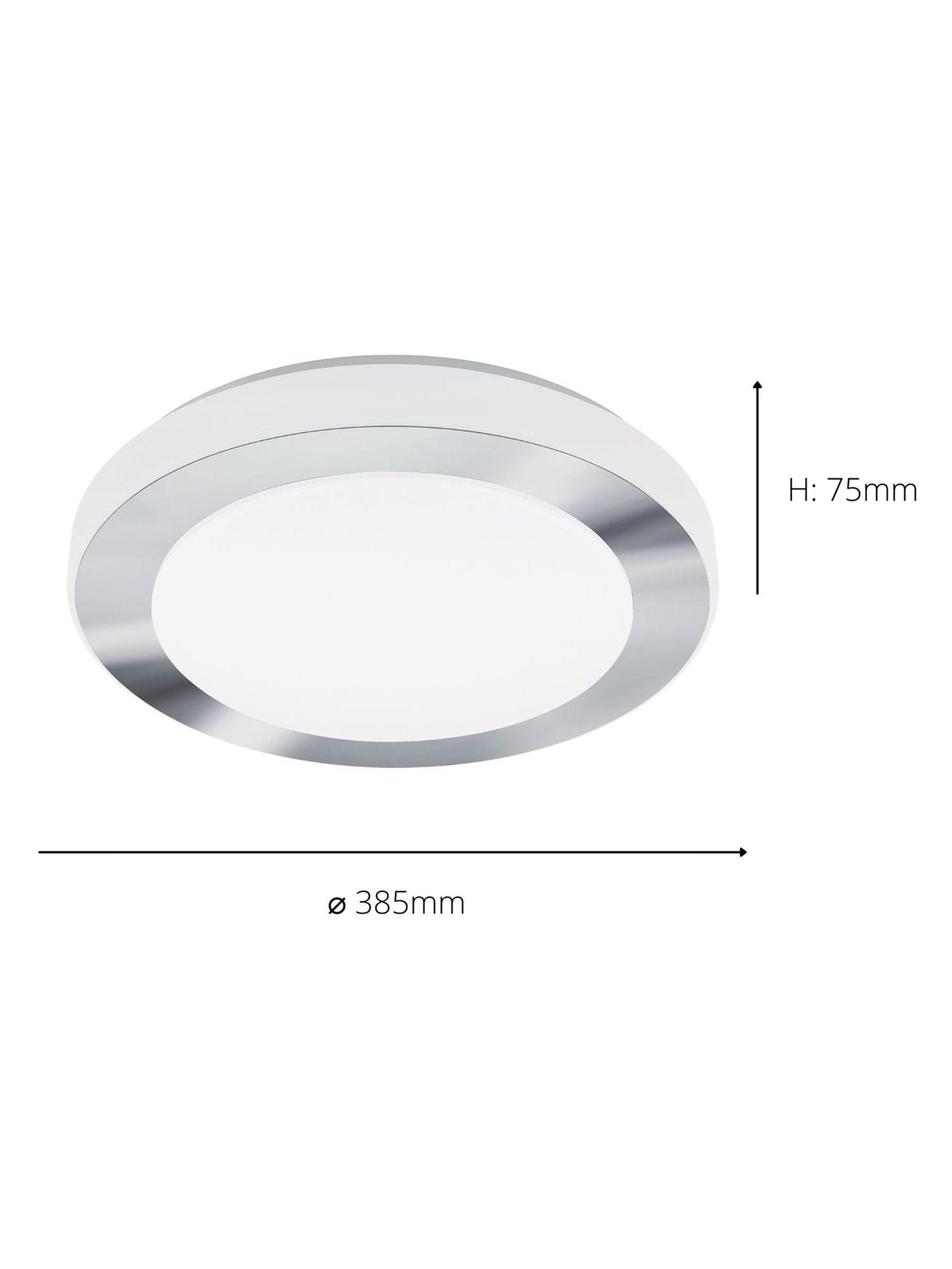 Eglo Carpi round LED ceiling light white 38.5cm (British brand)