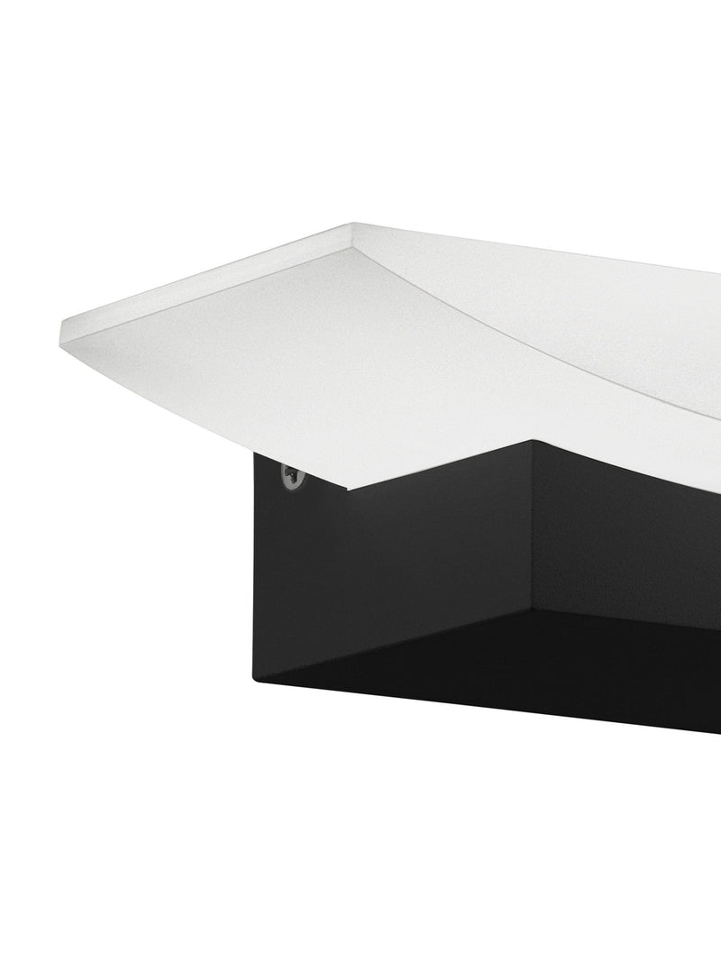 Eglo Black Metrass LED wall light - British product
