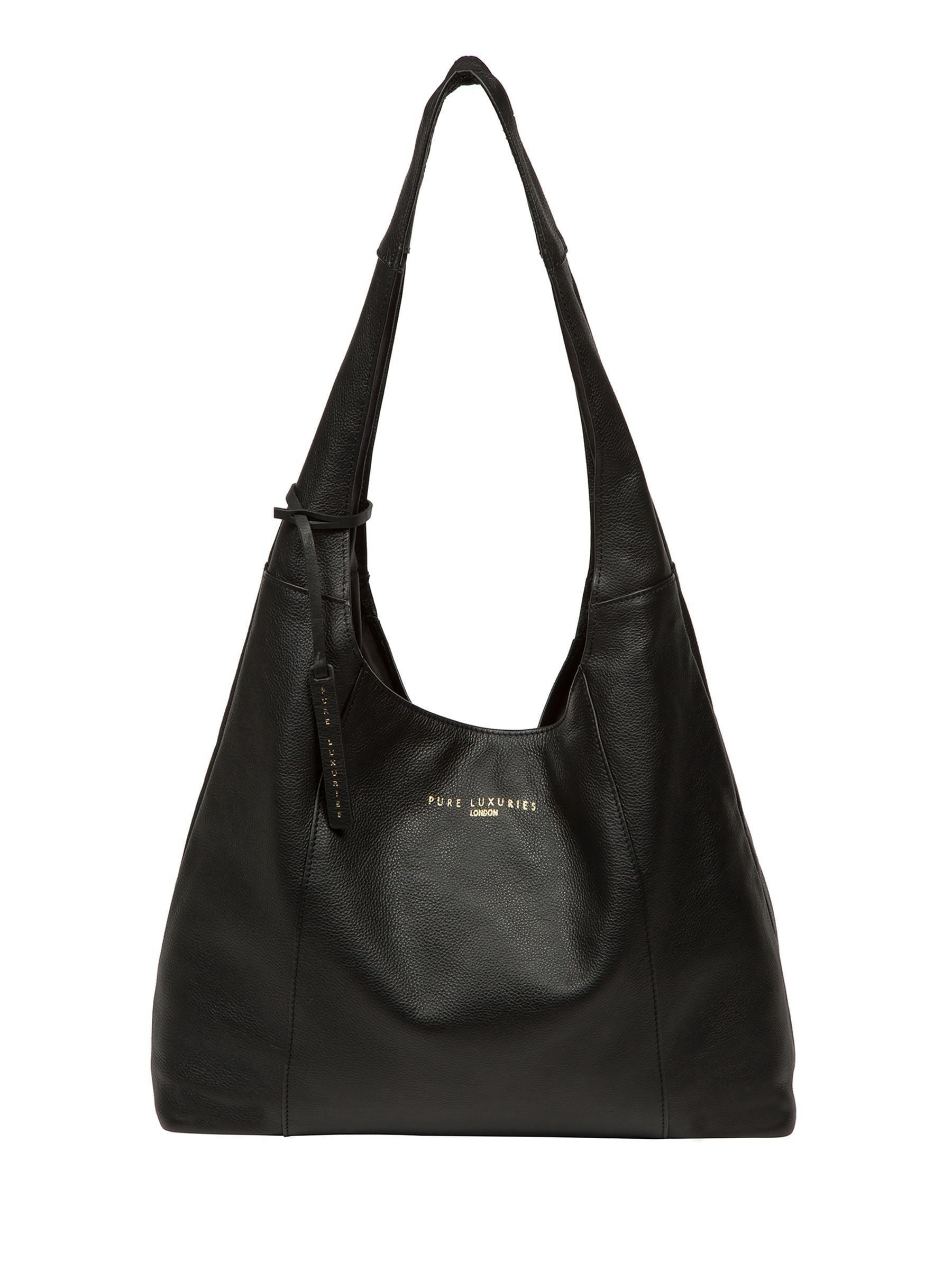 Pure Luxuries London black Nina shoulder bag - British product