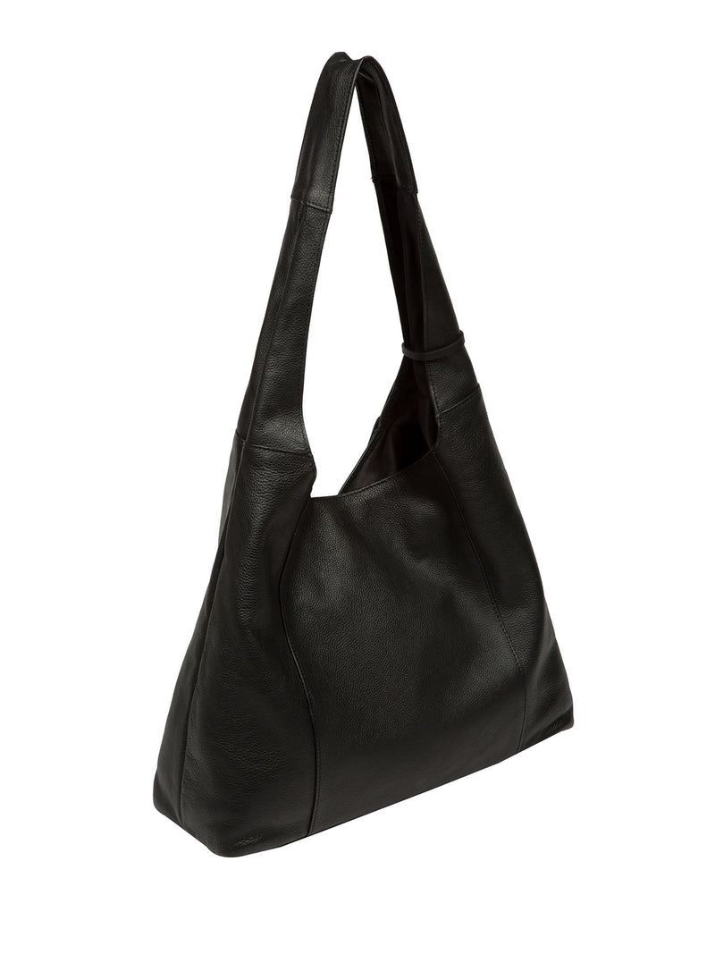 Pure Luxuries London black Nina shoulder bag - British product