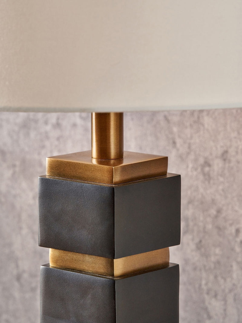 Pacific Lifestyle Maximo Cube table lamp 63cm - British product