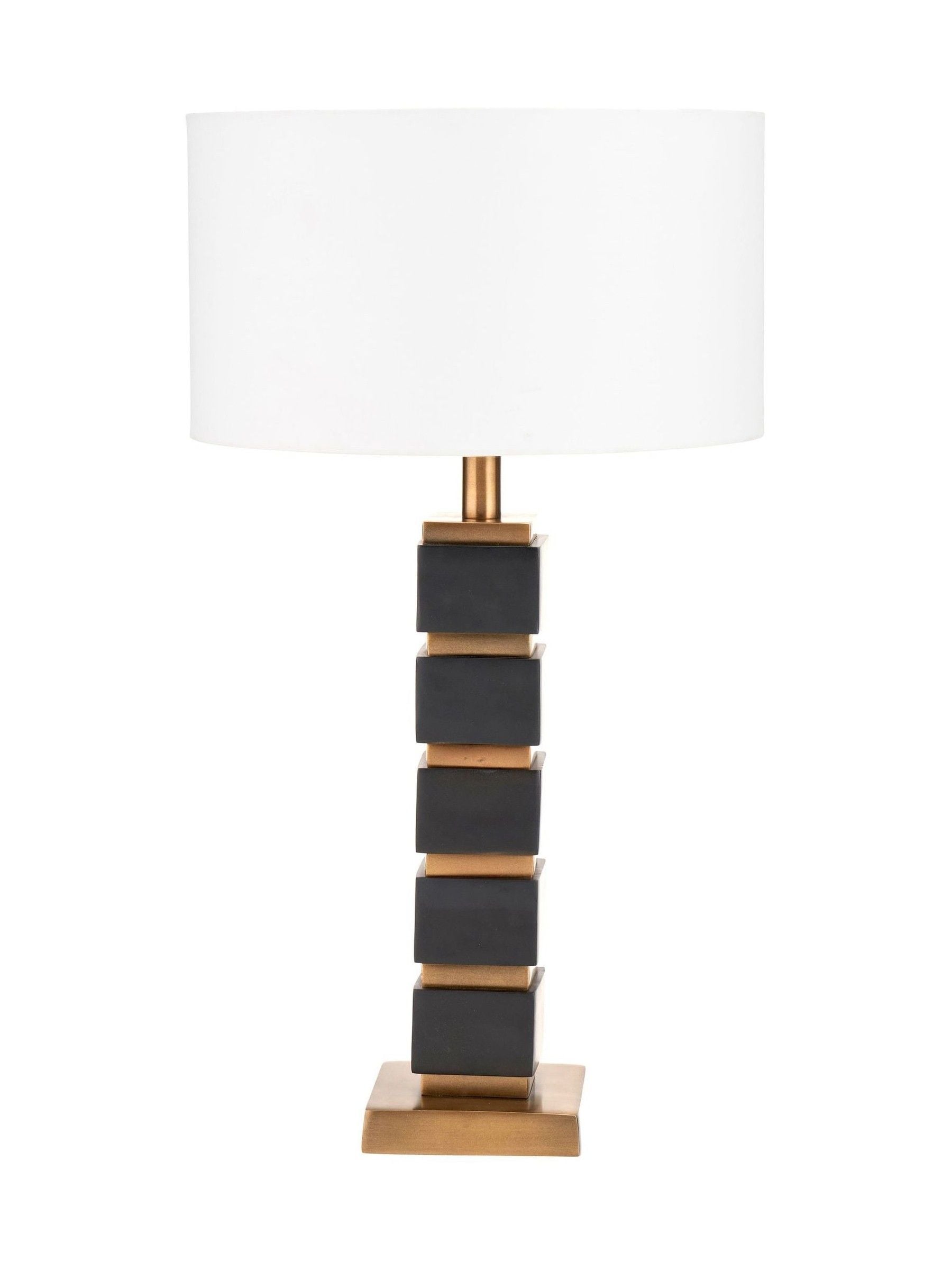 Pacific Lifestyle Maximo Cube table lamp 63cm - British product