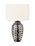 Pacific Lifestyle Black Elkorn tall coral table lamp 58cm (British brand)
