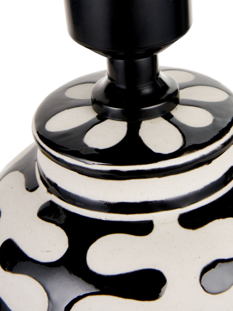 Pacific Lifestyle Black Elkorn tall coral table lamp 58cm (British brand)