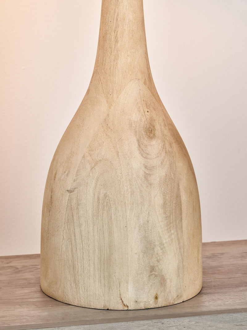 Pacific Lifestyle Corella mango wood table lamp - British product