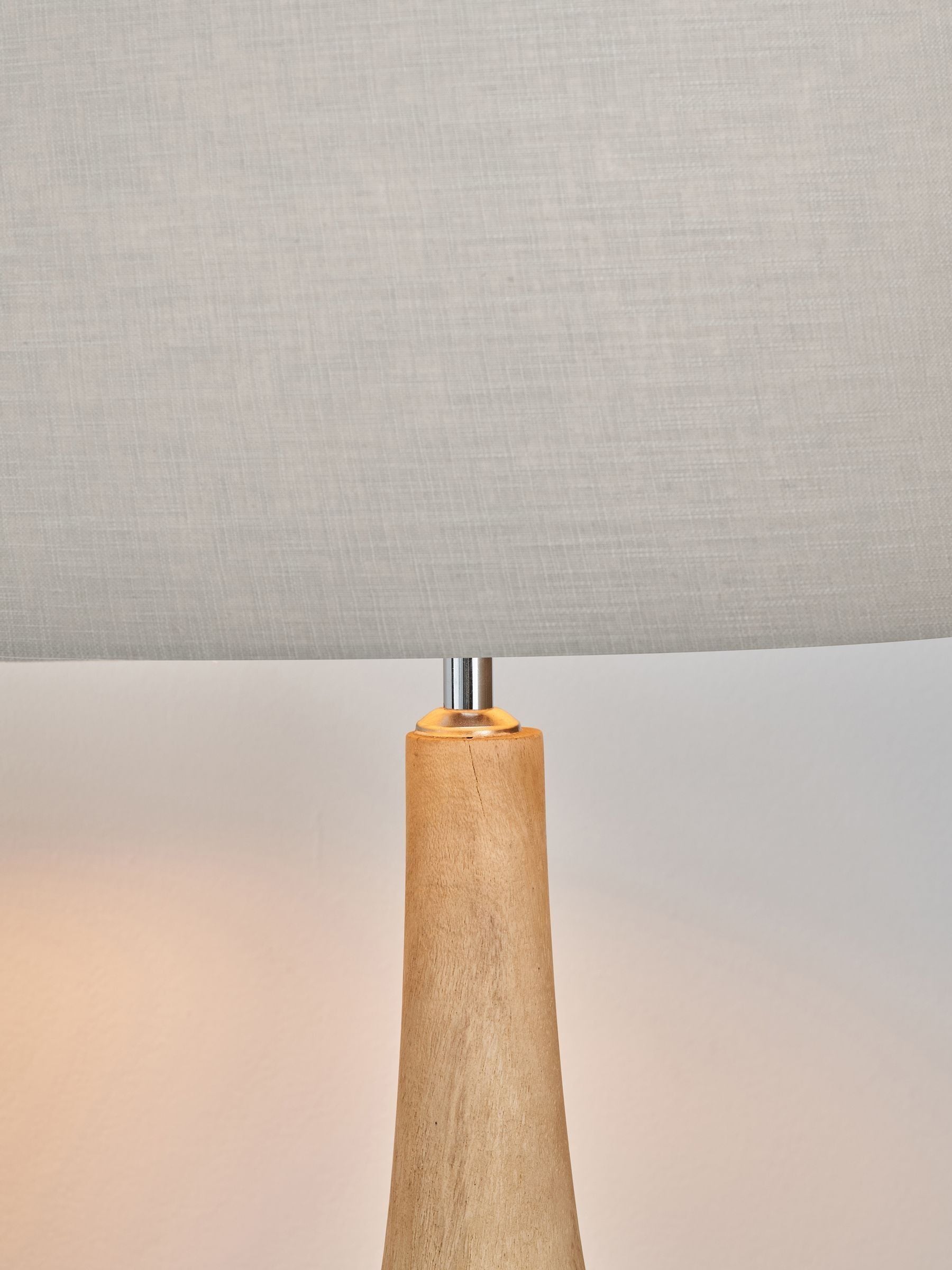 Pacific Lifestyle Corella mango wood table lamp - British product