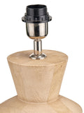 Pacific Lifestyle mango wood table lamp linen shade imported from UK