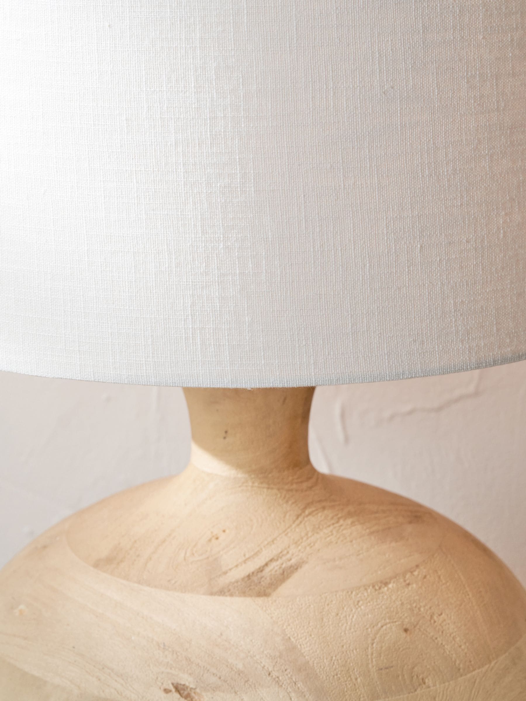 Pacific Lifestyle Kiah mango wood table lamp (British brand)