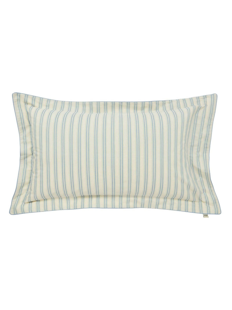 Joules blue ticking stripe duvet cover and pillowcase set, UK version