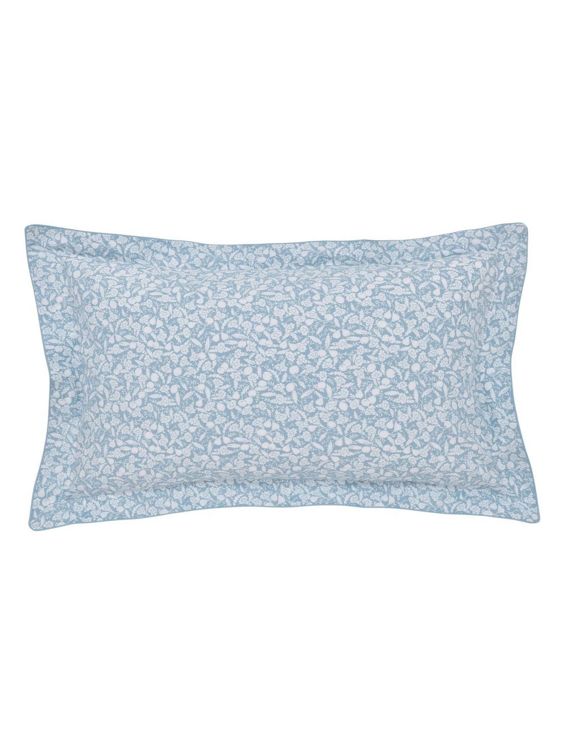 Joules Blue Fruity Ditsy duvet cover and pillowcase set, UK version
