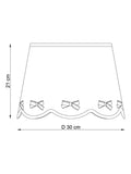 Next pink bow pendant lamp shade 30cm - British product