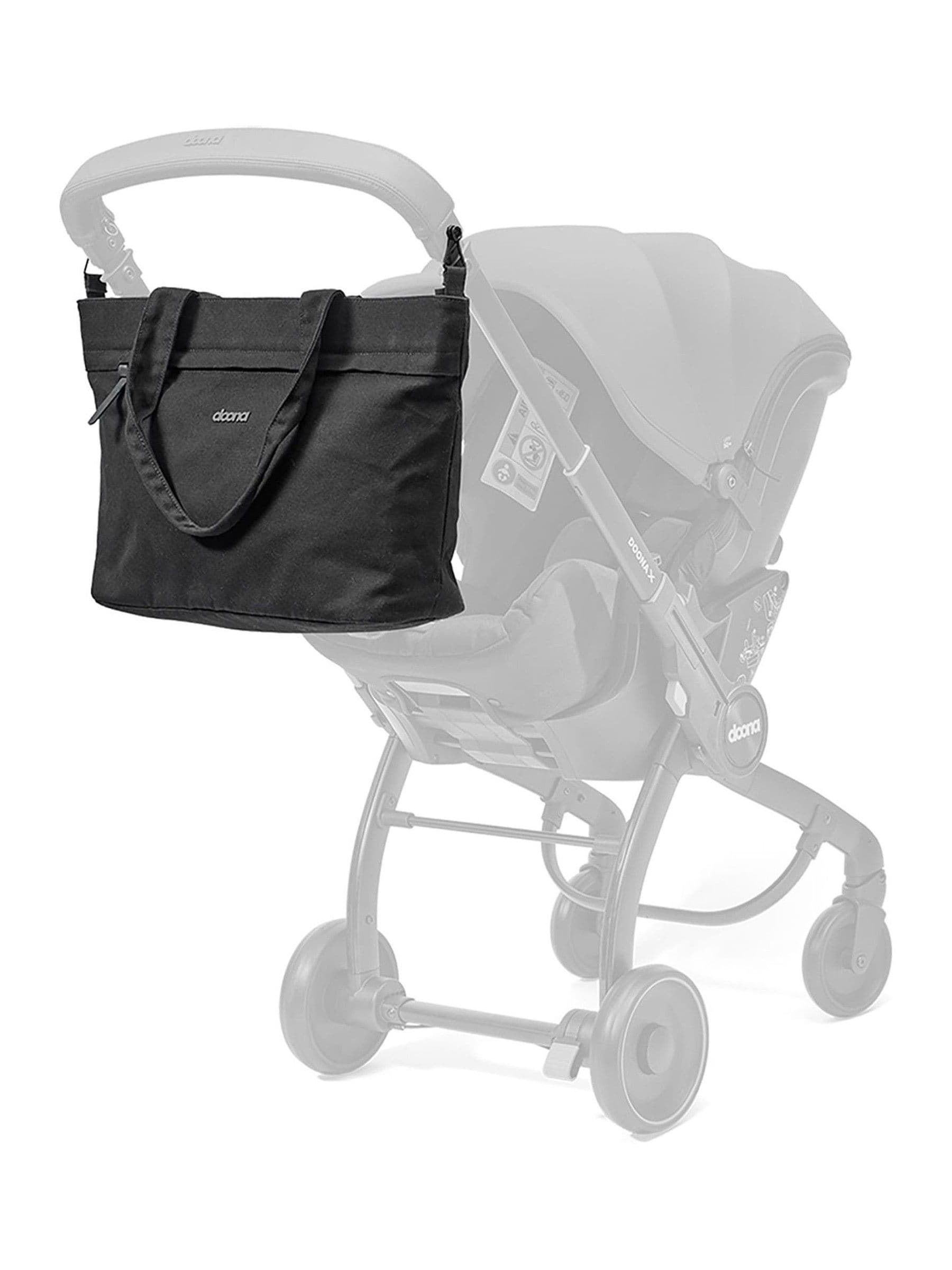 Doona Black Essentials tote bag for babies (British brand)