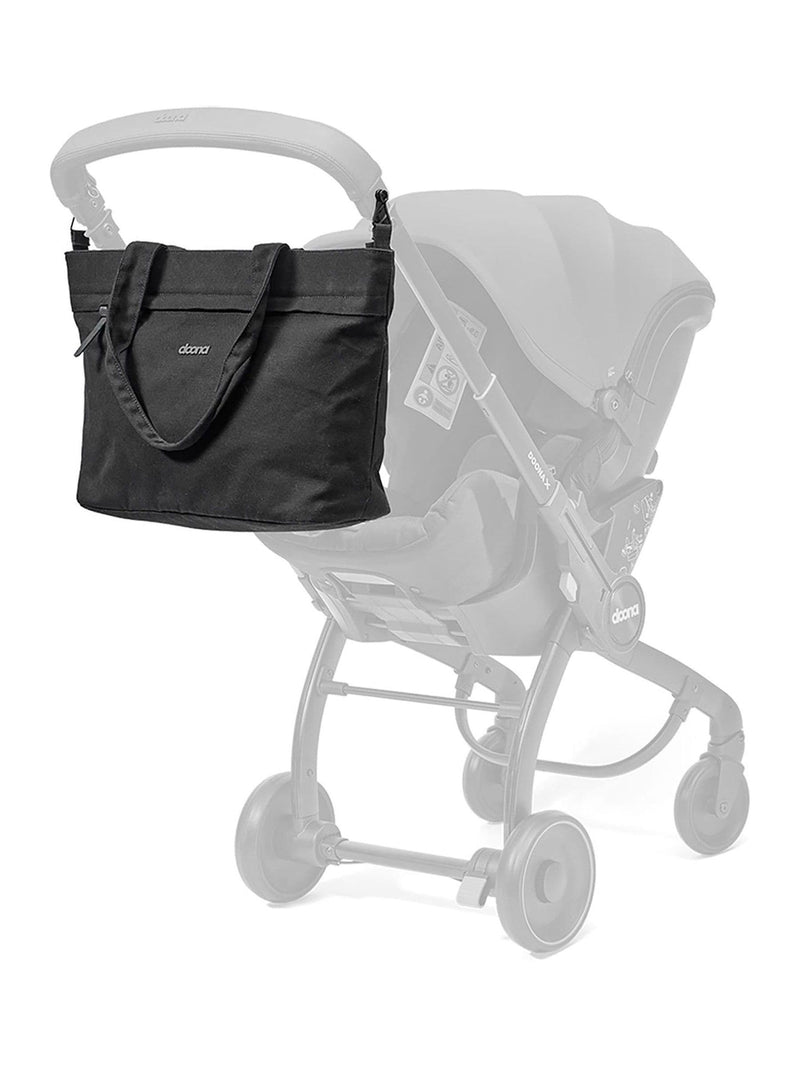 Doona Black Essentials tote bag for babies (British brand)