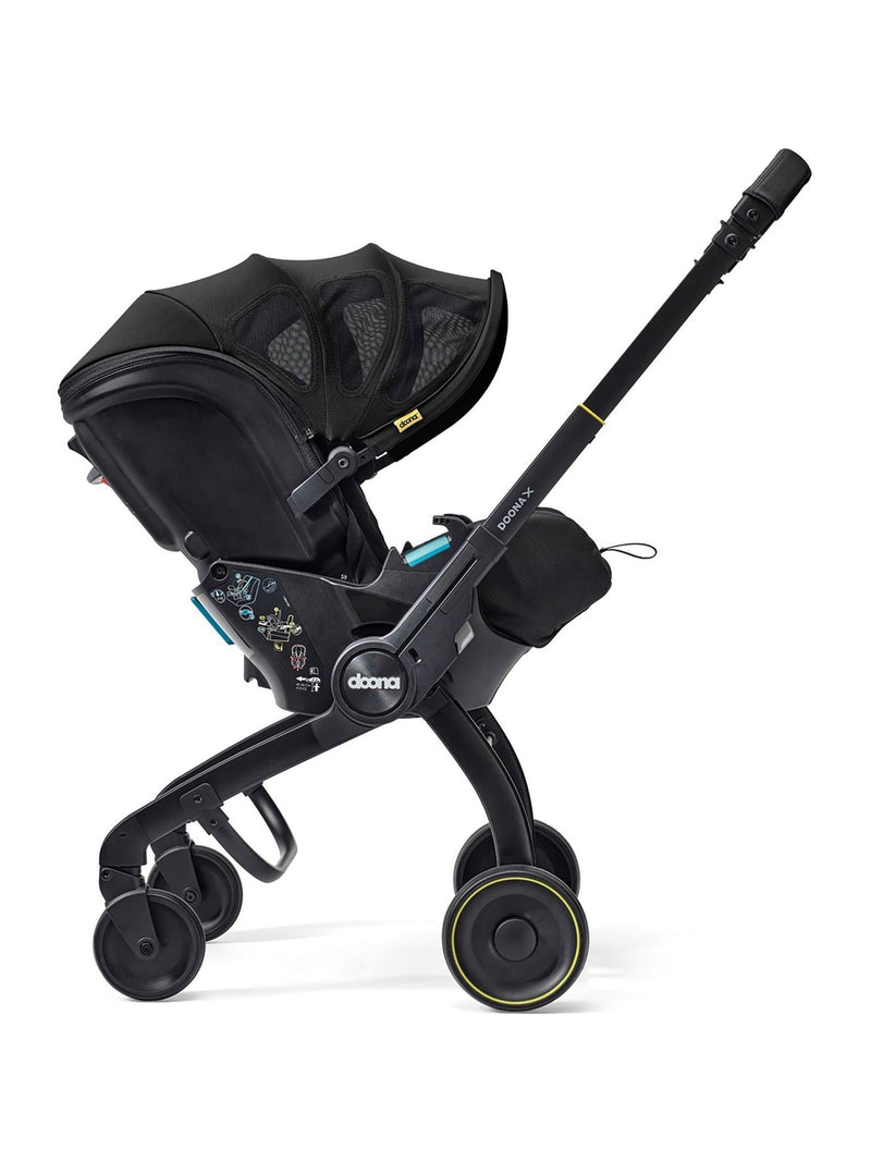 Doona Nitro Summer Canopy in black, UK version