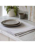 Gallery Home Grey Woven Striped Placemats 4 Pack