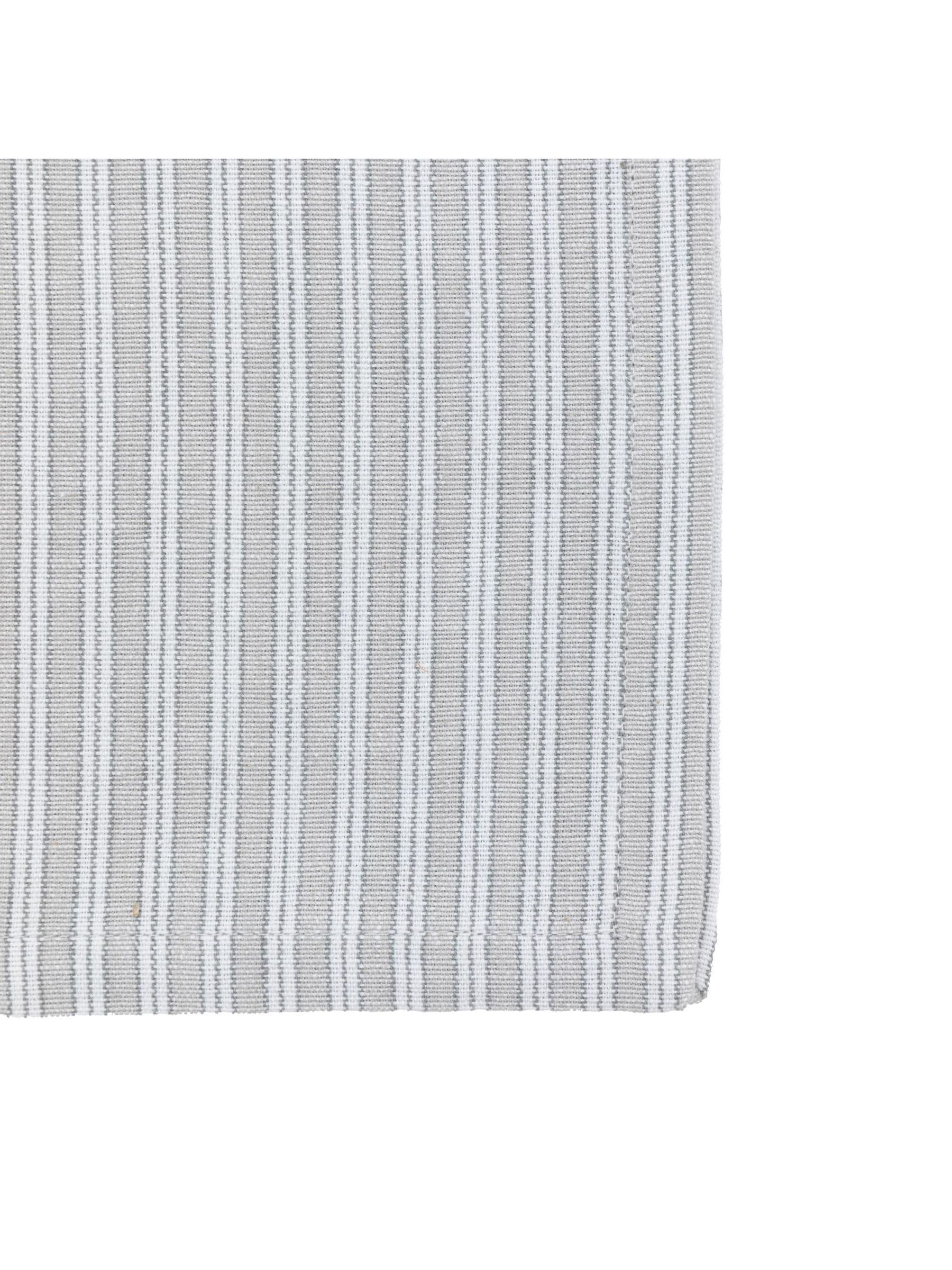 Gallery Home Grey Woven Striped Napkins 4 Pack, UK version