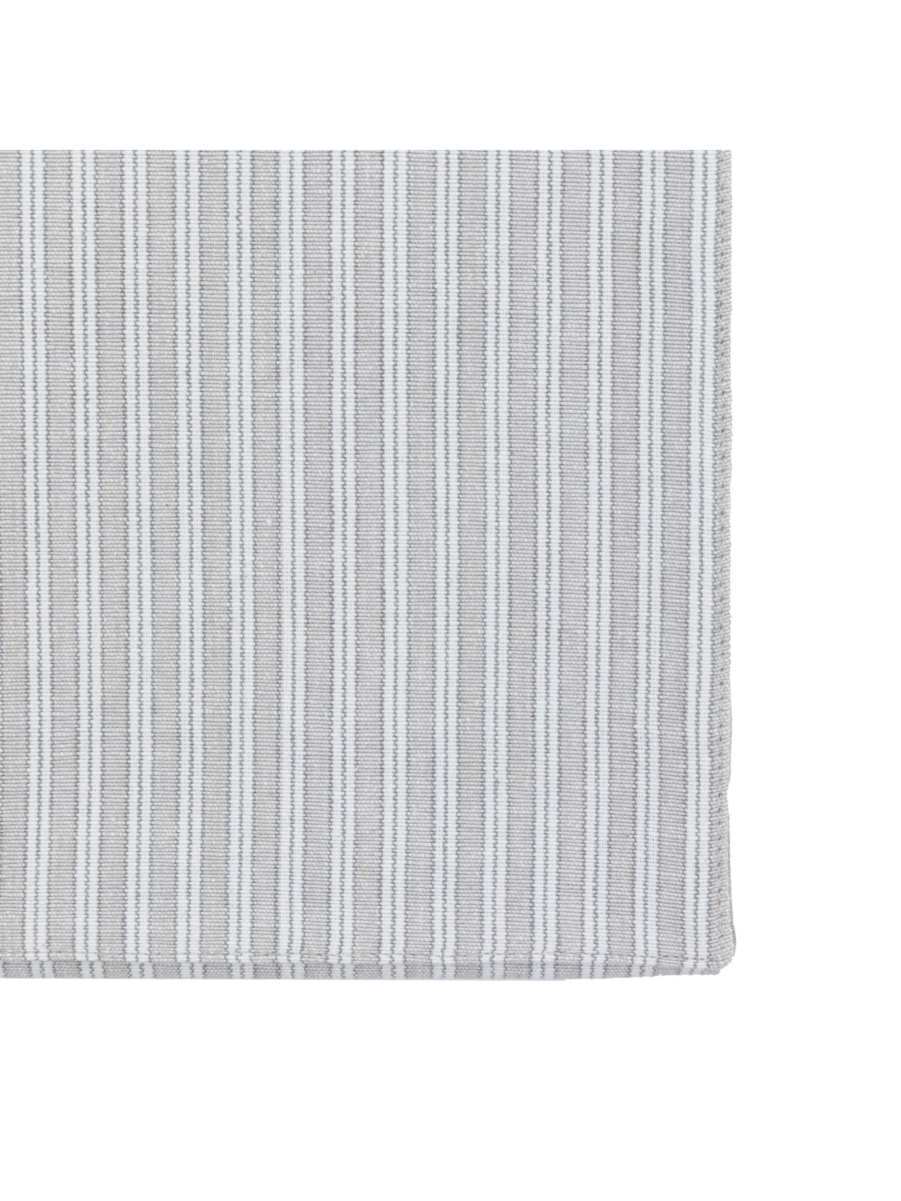 Gallery Home grey woven striped small table runner 180x36cm, UK version