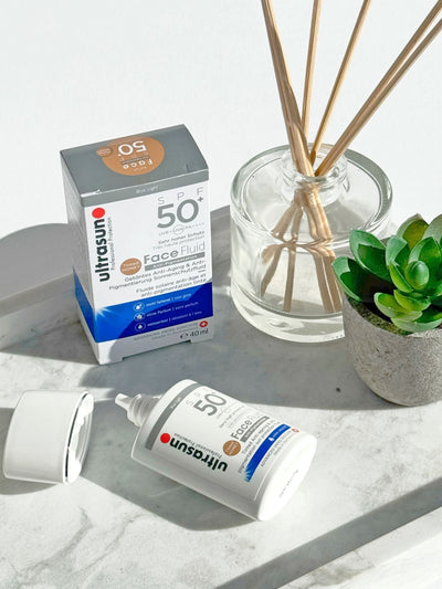Ultrasun Ansiktsfluid Anti-pigmentering Farget SPF 50+ Solkrem for ansiktet 40ml