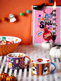 Eleanor Bowmer Set of 2 Multi Halloween Spooky Mugs