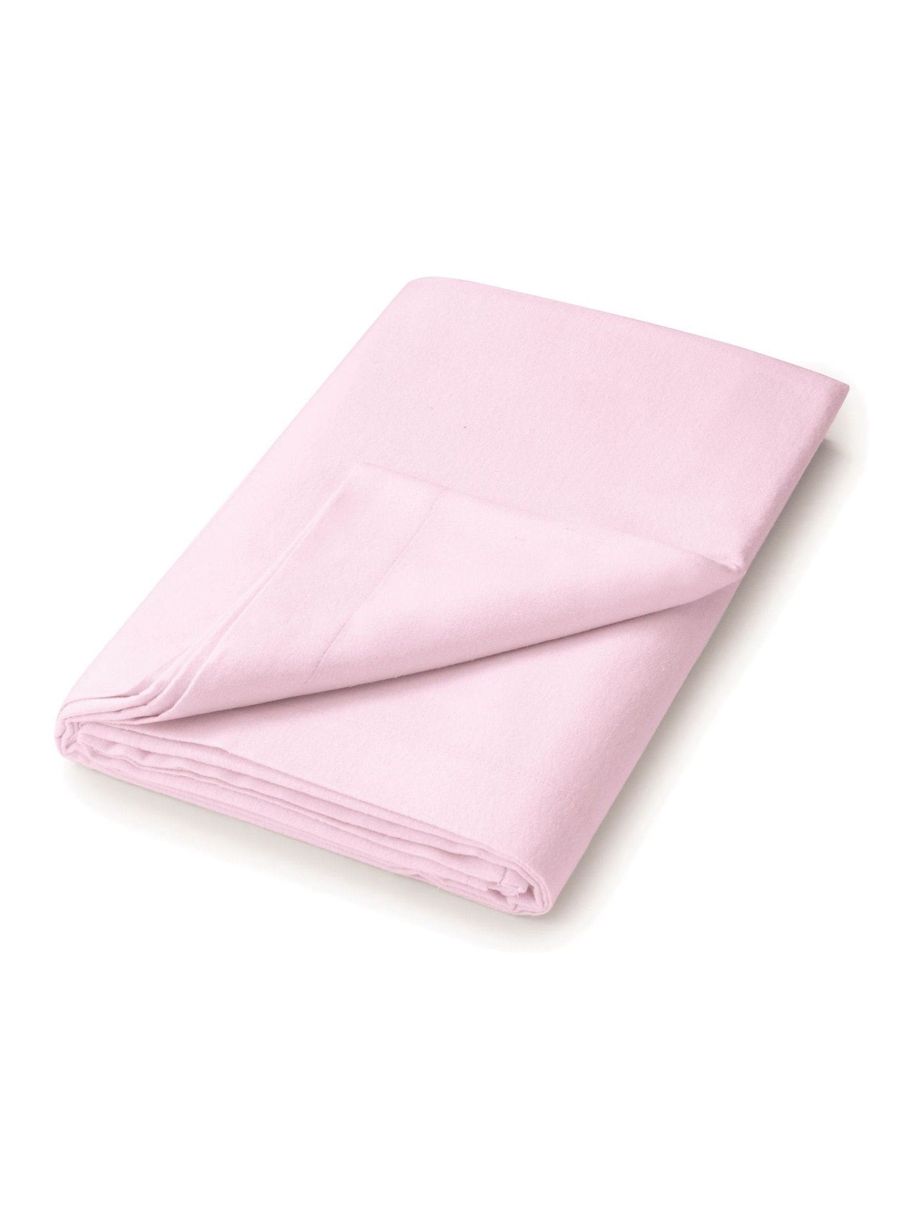 Helena Springfield baby pink supersoft flat bed sheet, UK version