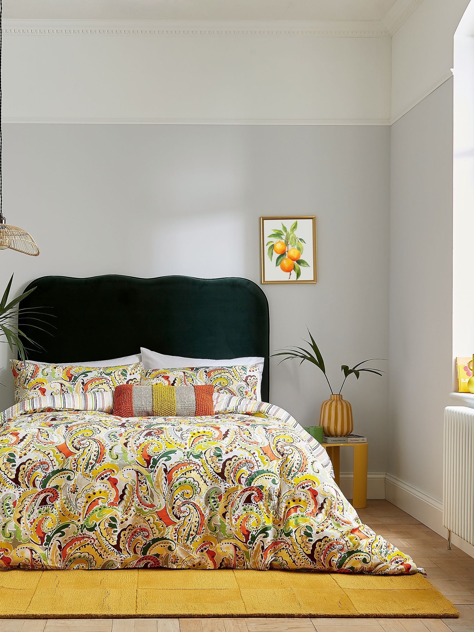 Helena Springfield Mango Penny duvet cover and pillowcase set, UK version