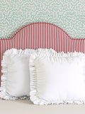 Sanderson Pinery embroidered pillowcase pair white cotton (British brand)