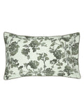 Bedeck of Belfast Green Yoko duvet cover and pillowcase set - British product