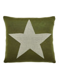 Helena Springfield Green Star cushion 45x45cm - British product