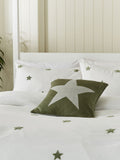 Helena Springfield Green Star cushion 45x45cm - British product