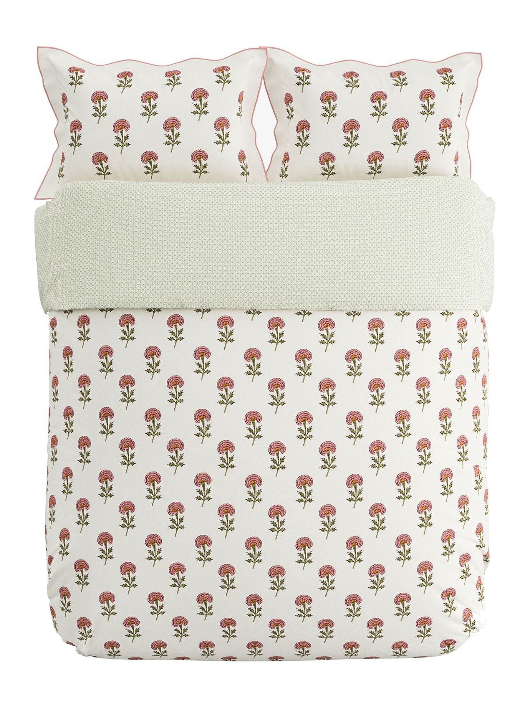 V&A Rose Regal Marigold duvet cover and pillowcase set (British brand)