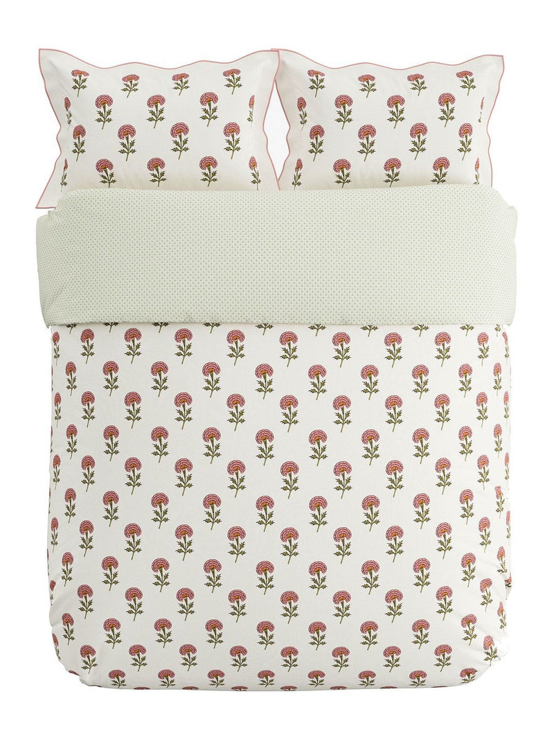 V&A Rose Regal Marigold Duvet Cover and Pillowcase Set