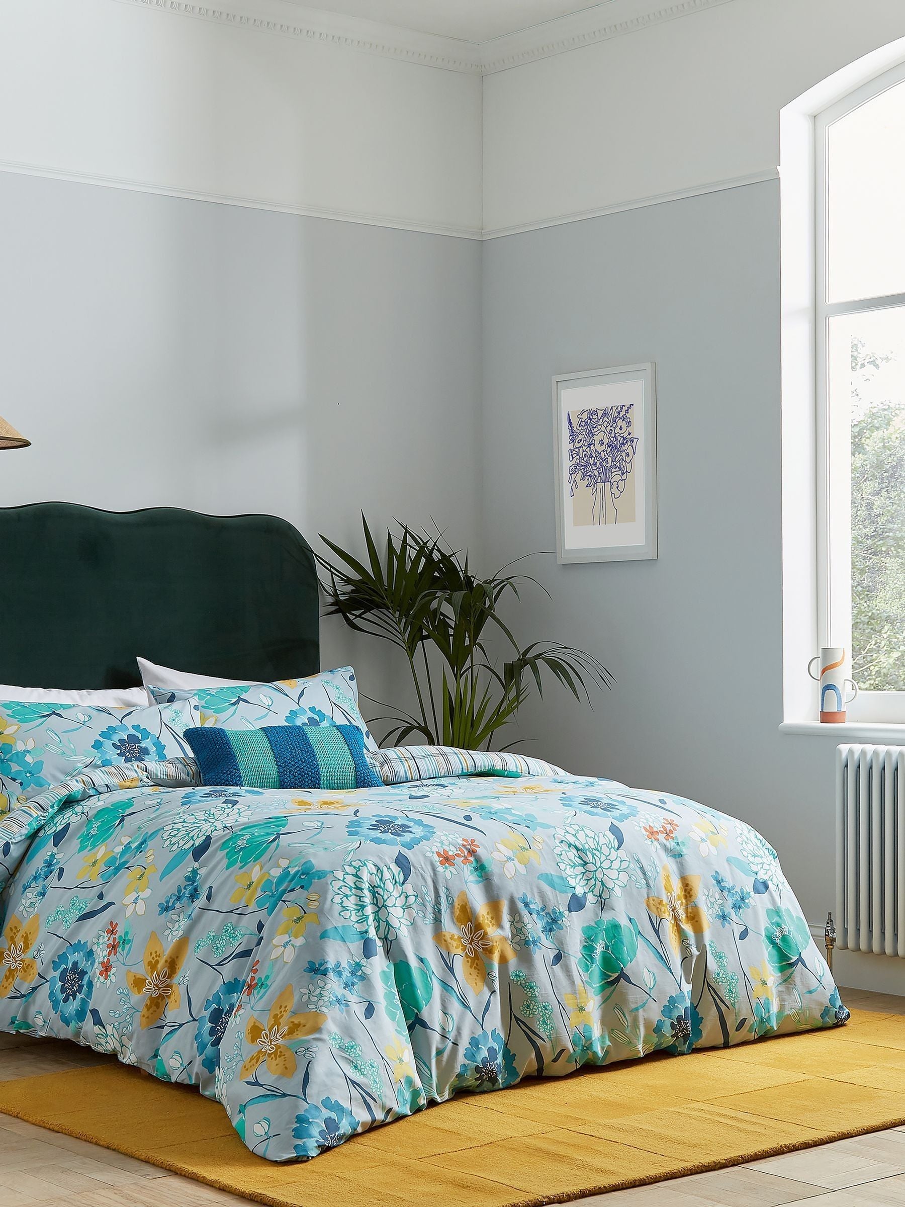 Helena Springfield Mango Bella duvet cover and pillowcase set, UK version