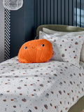 Black duvet cover and pillowcase set - British product