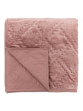Gallery Home pink quilted cotton velvet bedspread imported from the UK