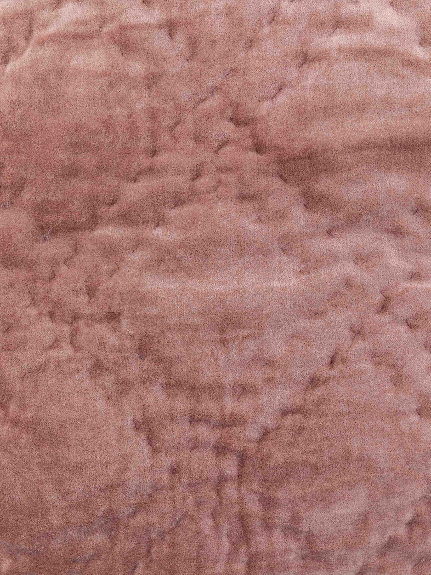 Gallery Home pink quilted cotton velvet bedspread imported from the UK