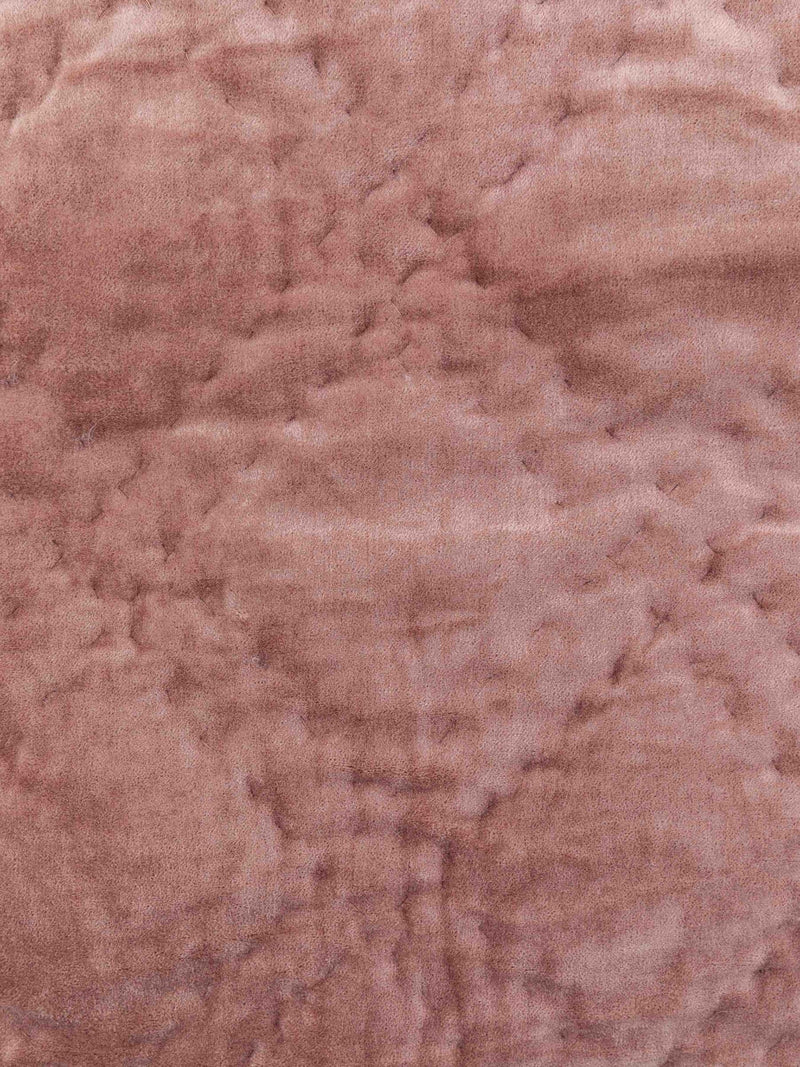 Gallery Home pink quilted cotton velvet bedspread imported from the UK