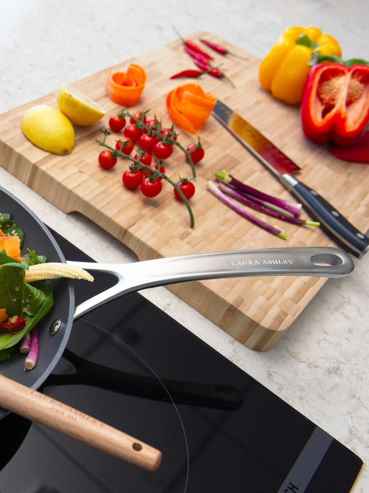 Laura Ashley Dark Slate 20cm Superior Non Stick Frying Pan