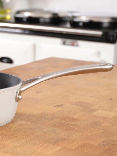 Laura Ashley mørk duegrå 16 cm overlegen non-stick kasserolle