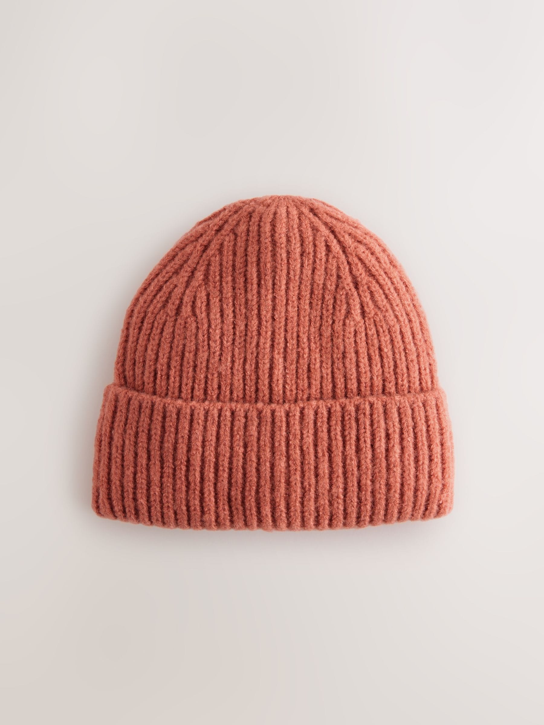 Orange Fluffy Beanie (1-16yrs)