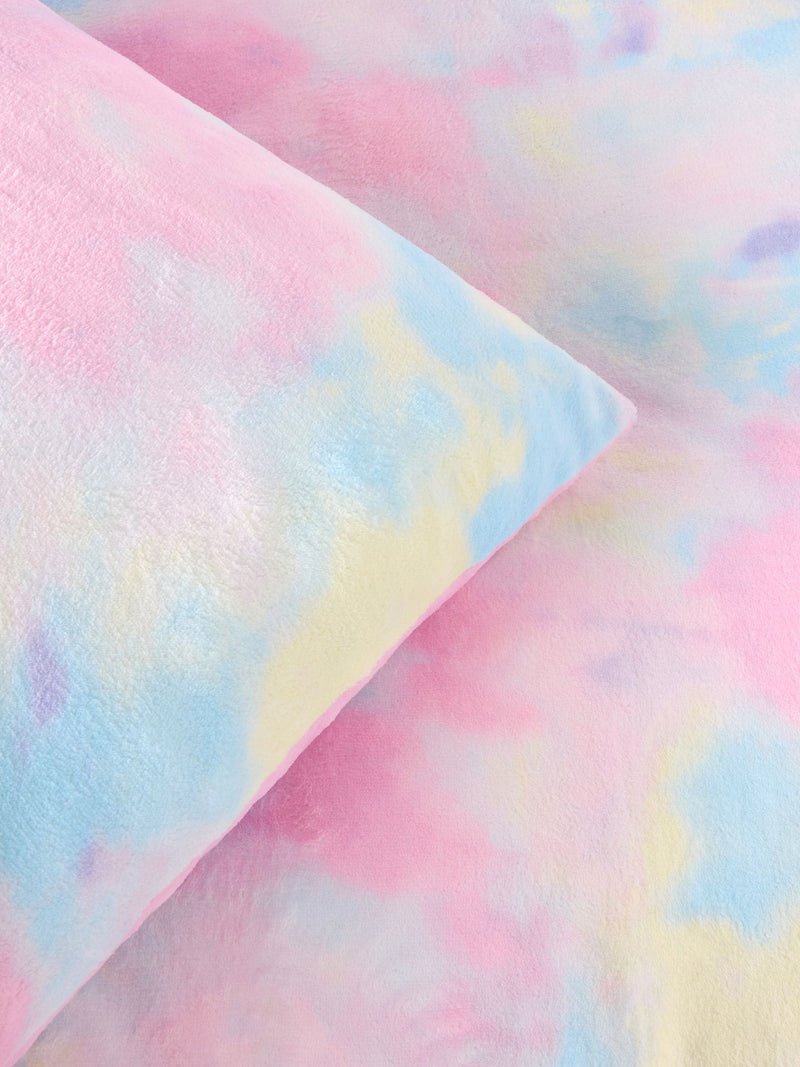 Multi Ombre Cosy Fleece Duvet Cover and Pillowcase Set